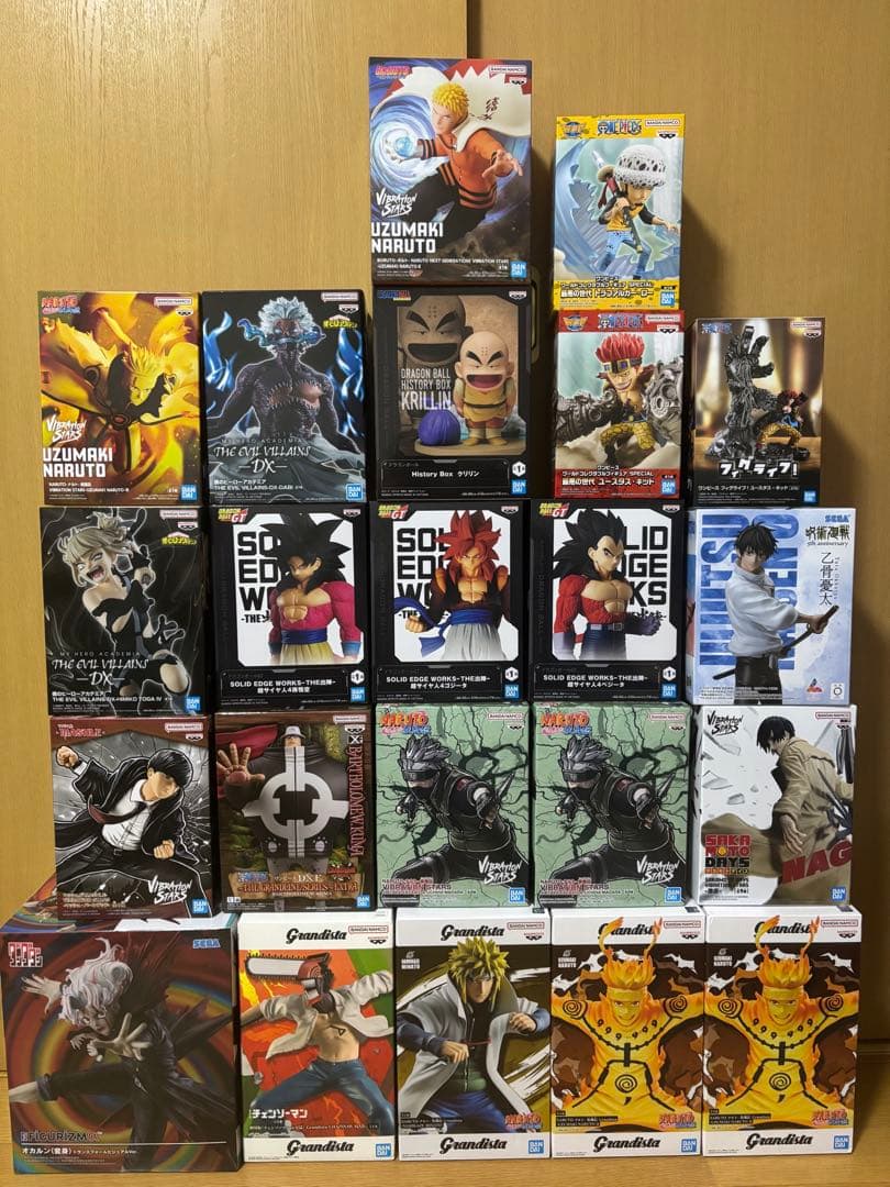 最新ジャンプ系プライズフィギュア22体まとめ売り