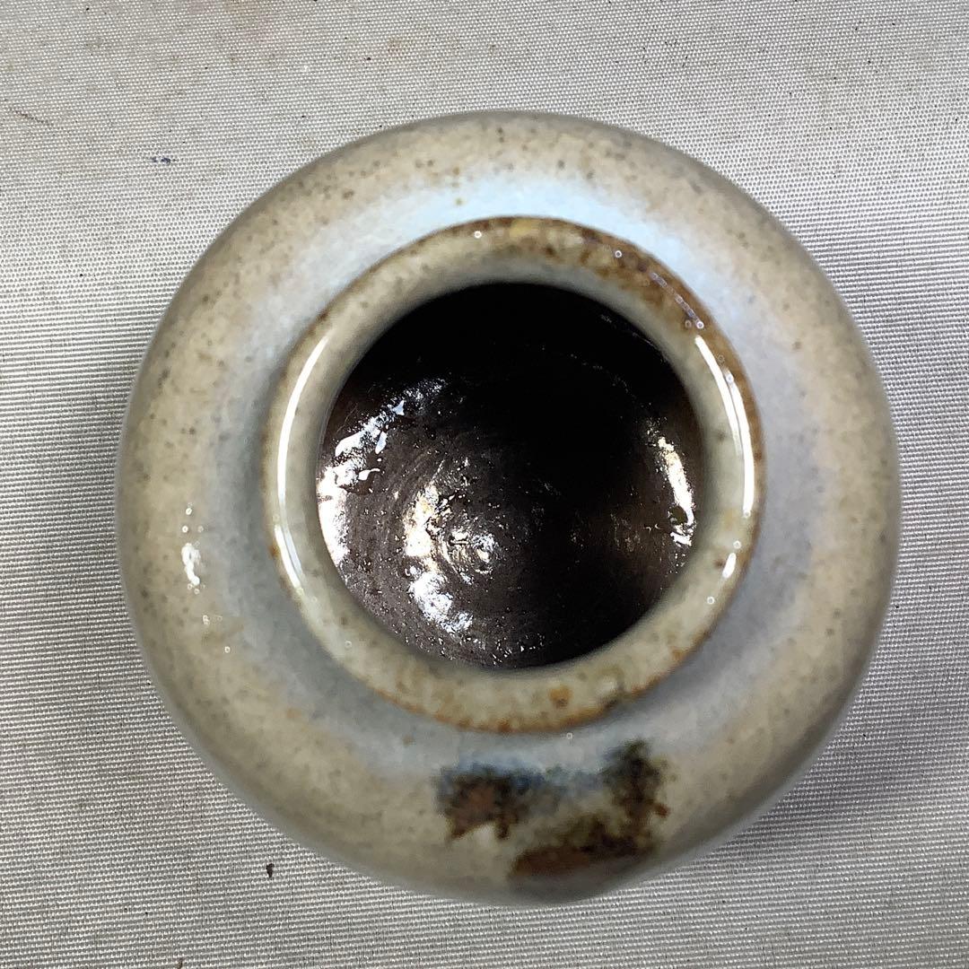 萩焼　茶入　吉田仙萩　茶道具　有栖川鹿文