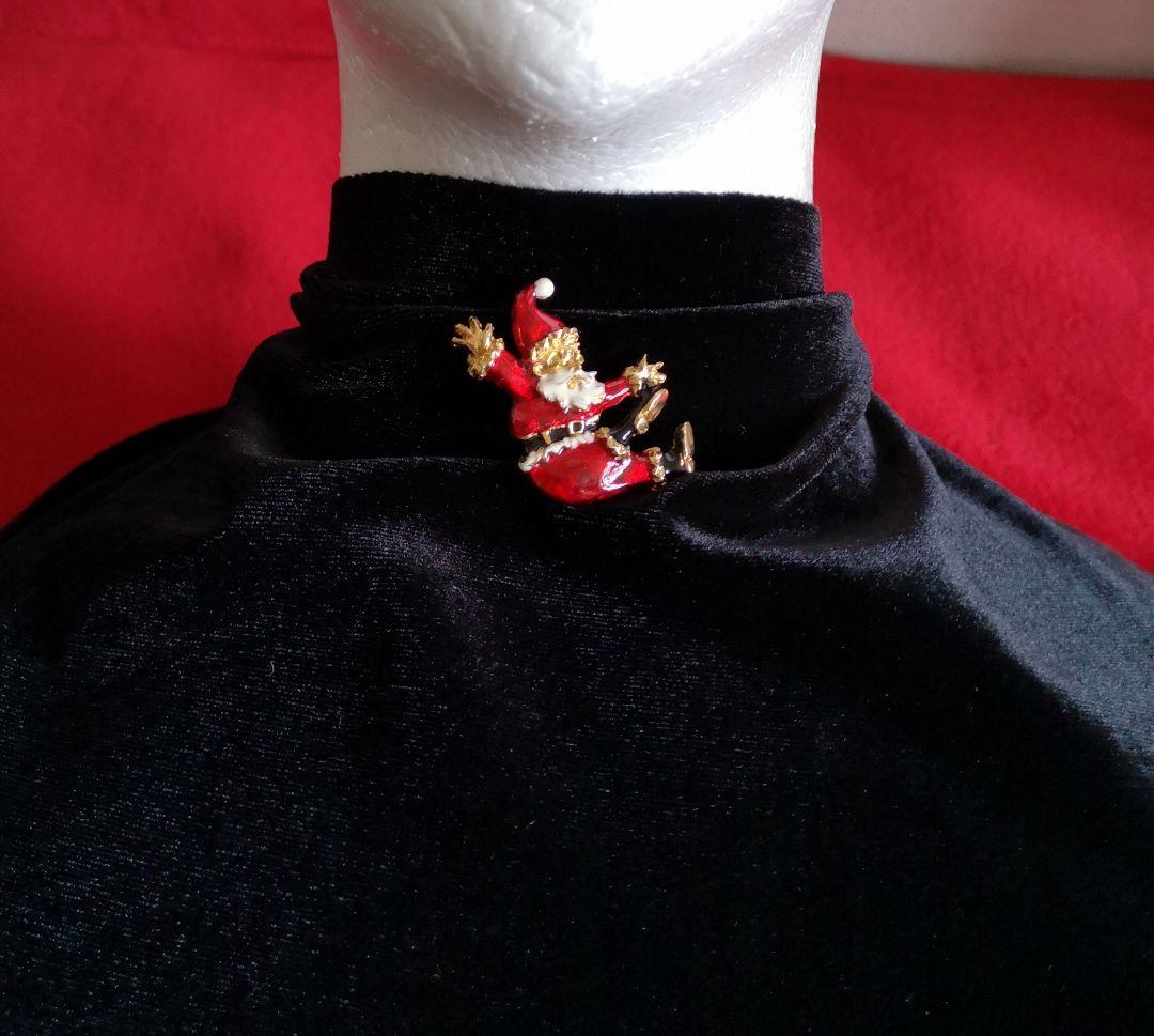 イタリア ヴィンテージ ブローチ GIOVANNI サンタクロース 398