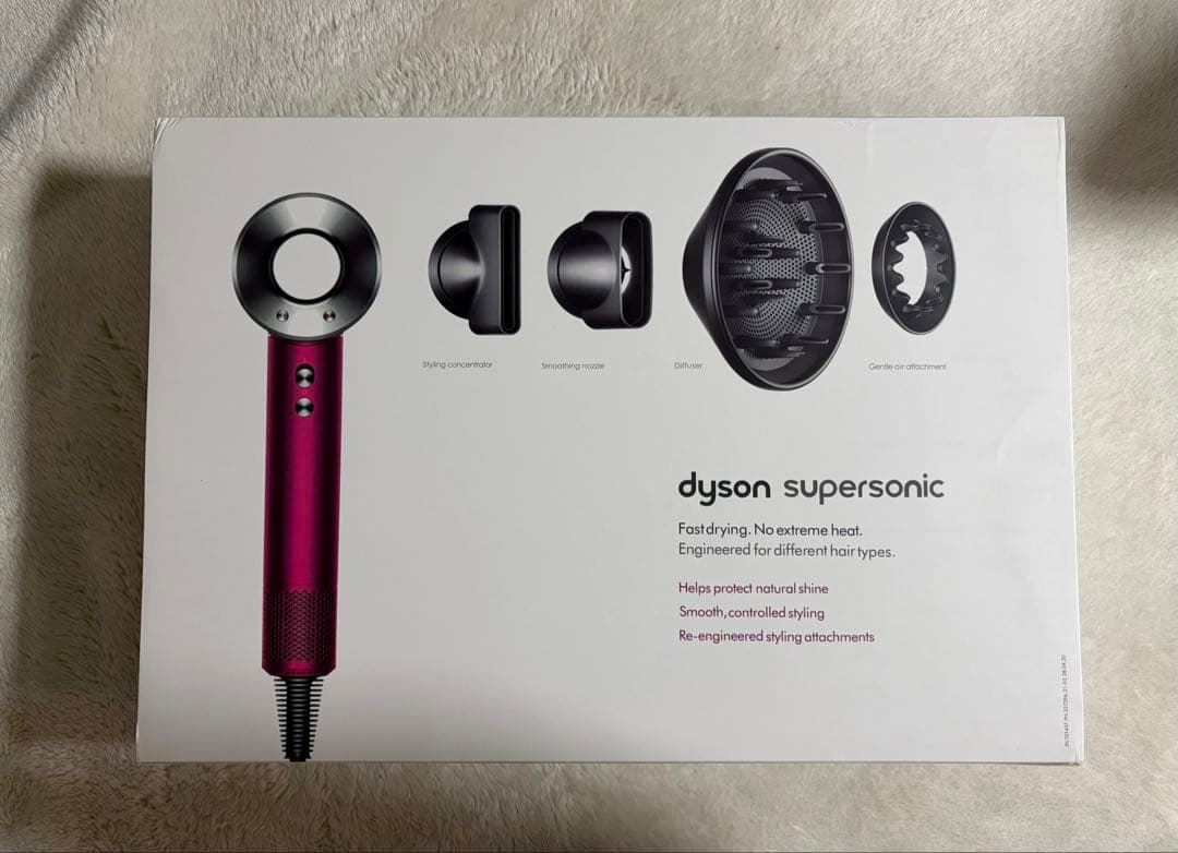 【海外製220v】Dyson ヘアドライヤー　ピンク