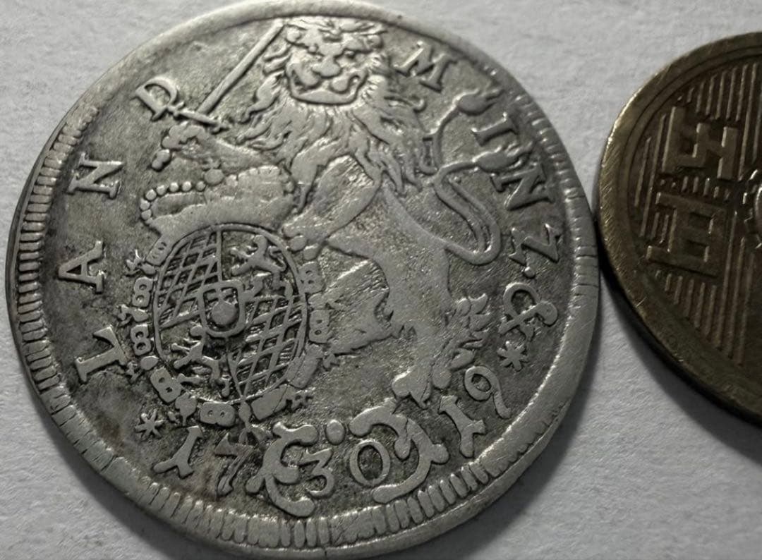 よ*ぴ様 1719年ドイツ　バイエルン王国30クロイツァー銀貨マクシミリアン1世
