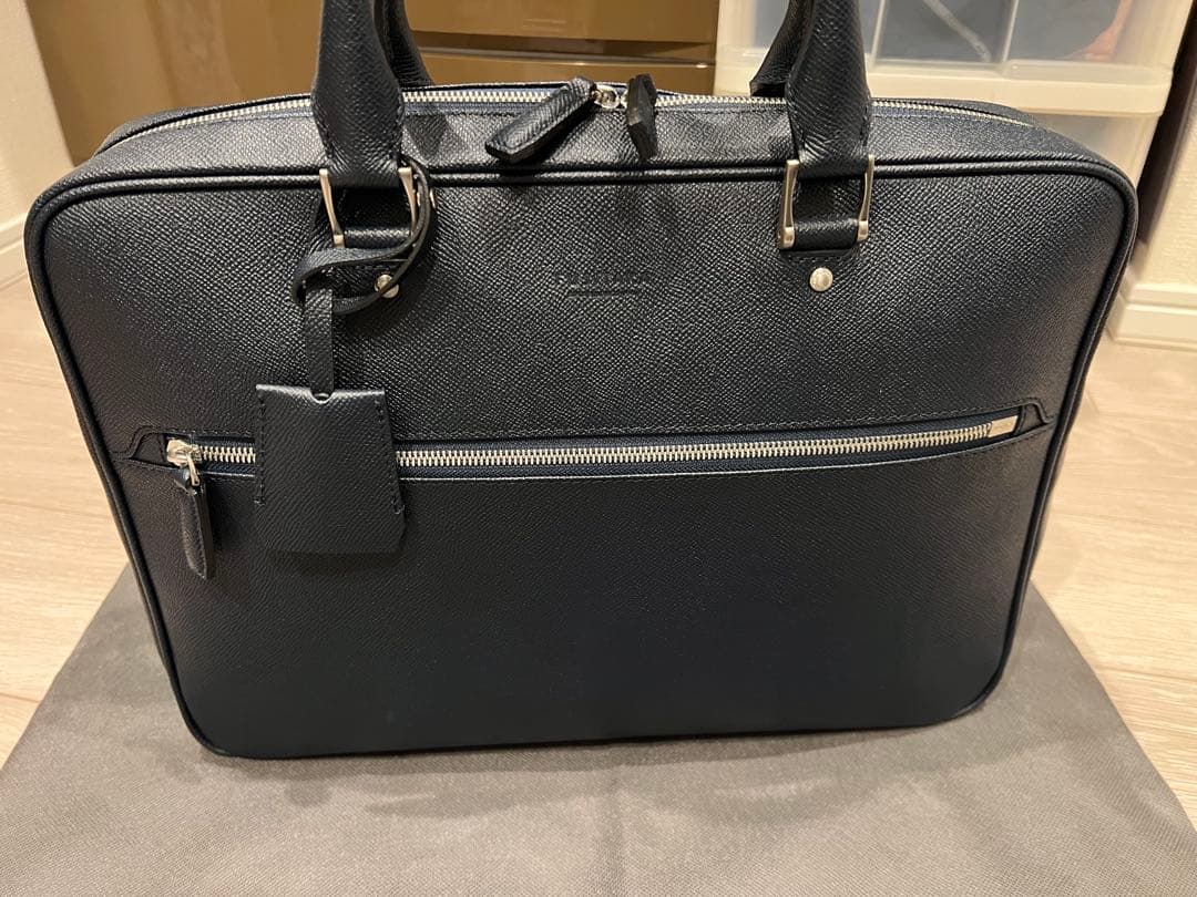 【新品同様】FUJITAKA ネイビー ビジネスバッグ