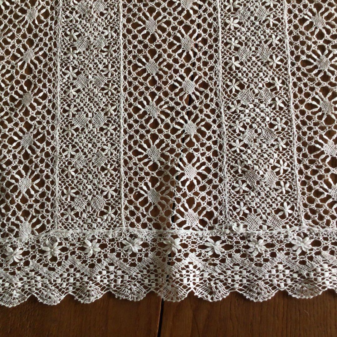 テーブルクロス ボビンレース アンティーク