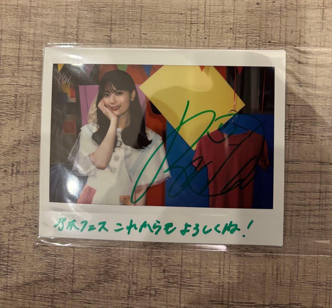 岩本蓮加 サイン入りチェキ　乃木坂46