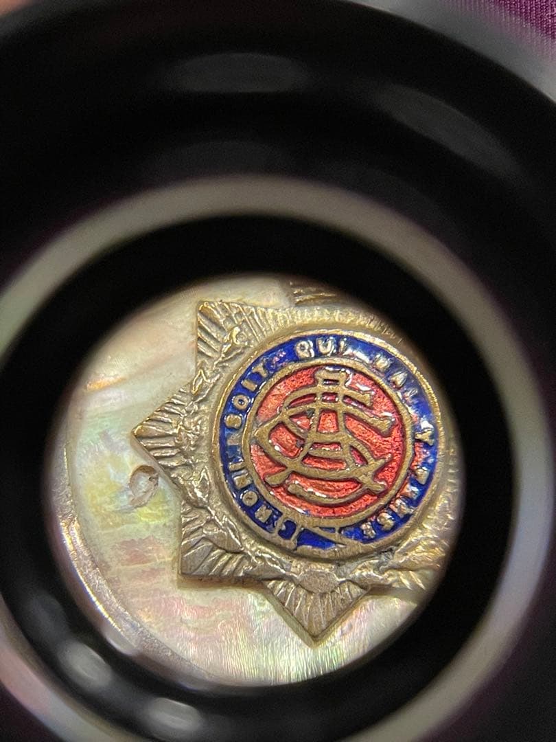 イギリスアンティーク スポーツ シルバー メダル & ブローチ STERLING