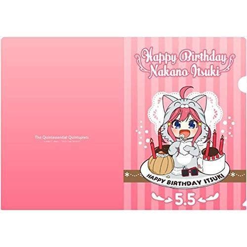 五等分の花嫁　あにまるっこ　クリアファイル 2020バースデー 5種セット