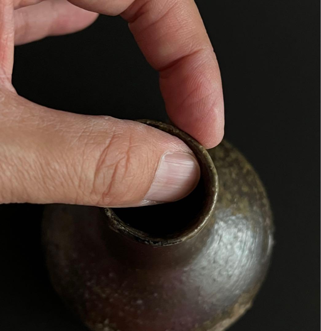 古備前花入　備前焼　花器