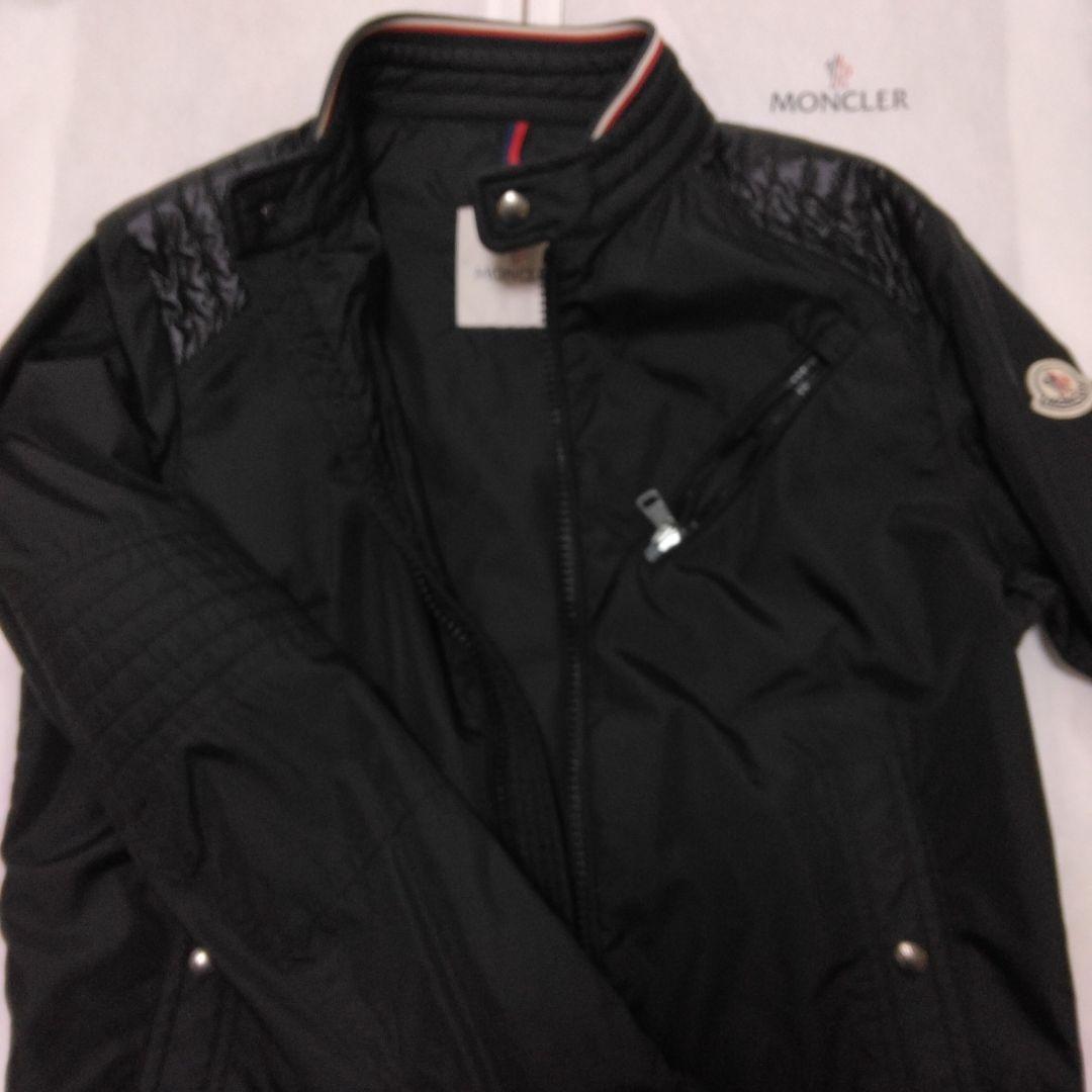 【国内正規新品】モンクレール ライダースジャケット PREMONT ブラック