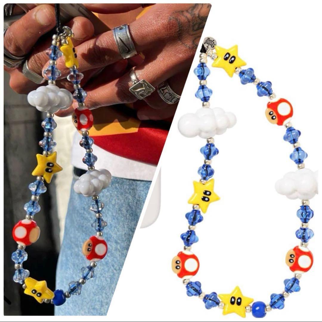 ストリングティング string ting マリオ スター きのこ 雲 神崎恵