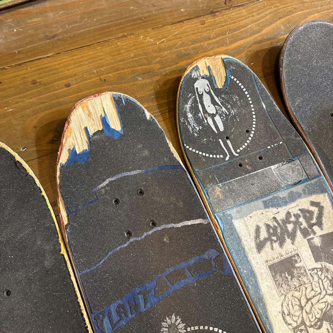 スケボー　廃デッキ　セット　DIY インチ