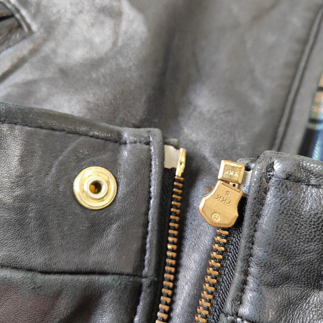 【極上ラムレザー】XL✨R.NEWBOLD シングルライダースジャケット 黒