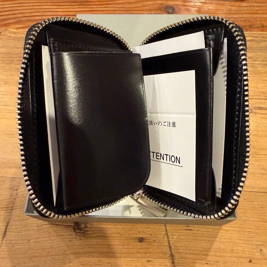 nadaya⭐︎新品mu コンパクト 財布 シルバー ヤギ革 日本製