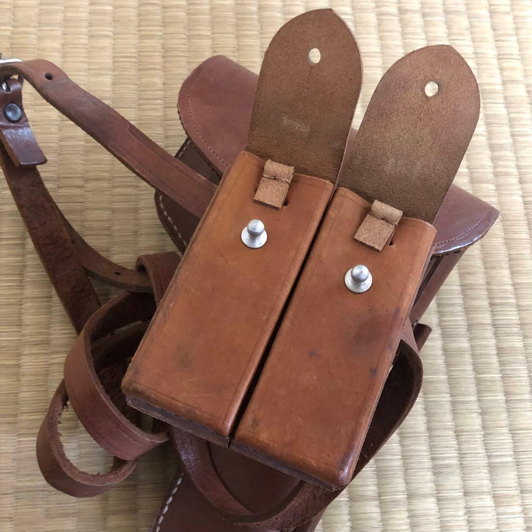 牛革54式拳銃カバー　中国版トカレフ「五四式自動手槍」カバー警用本物保証　時代物