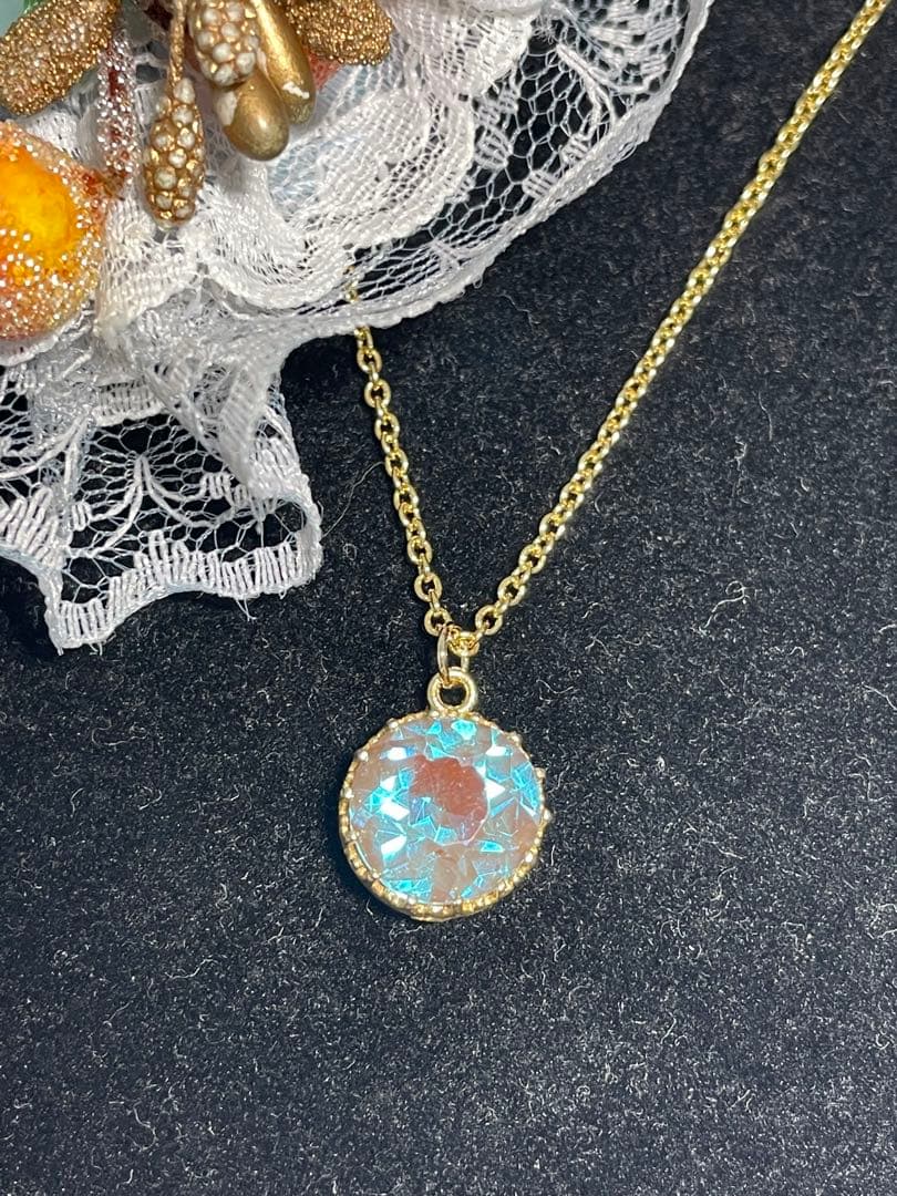 ふう　アンティーク　サフィレット　ネックレス