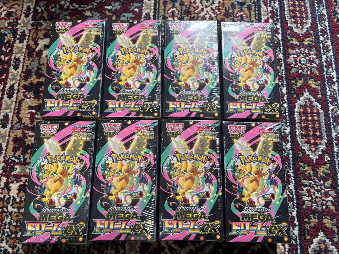 ポケモンカード MEGAドリームex 8box 新品未開封シュリンク付