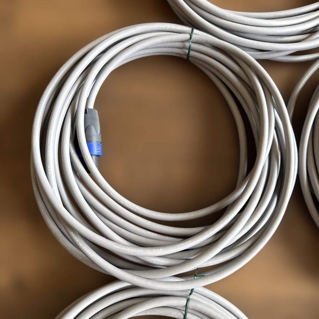 ［新品:最終価格］カナレ　スピーカーケーブル　10m 5本セット②