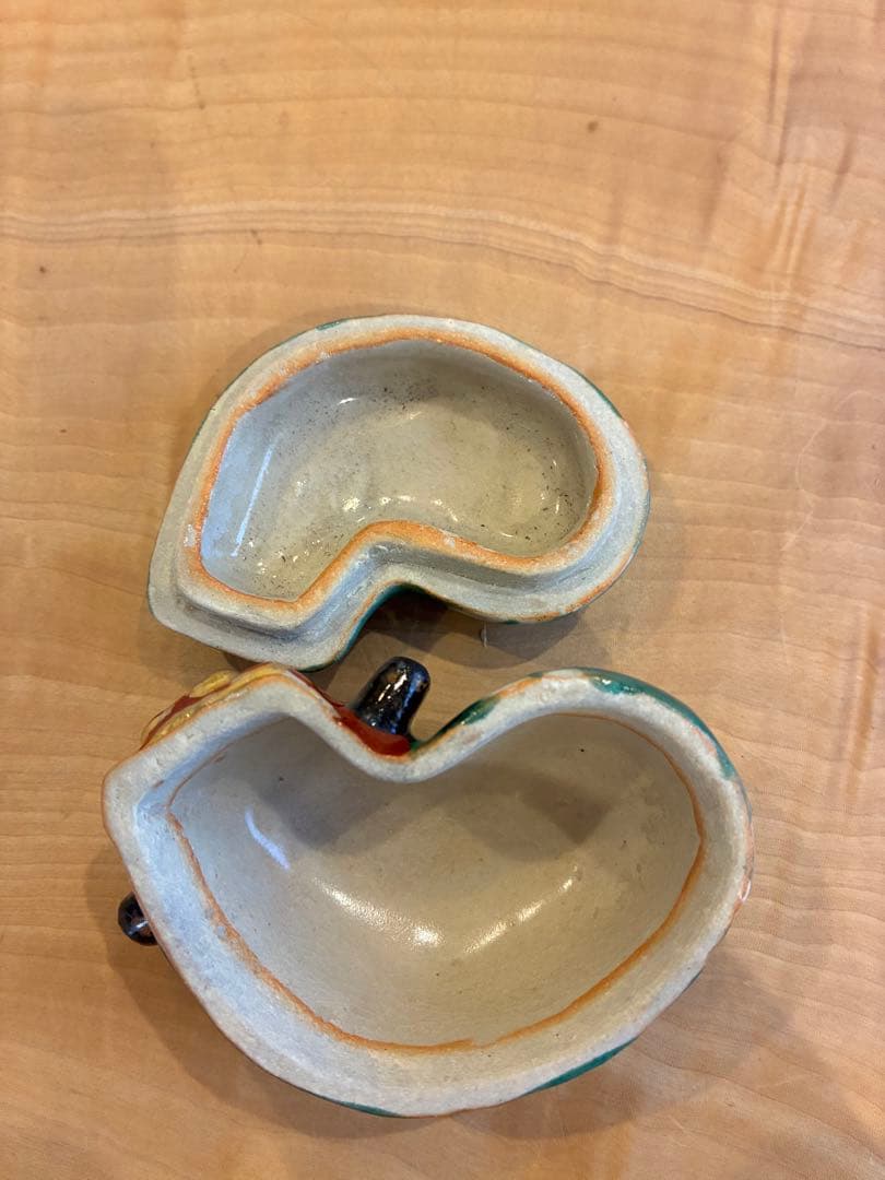 白井半七 獅子香合 香合 茶道具 共箱