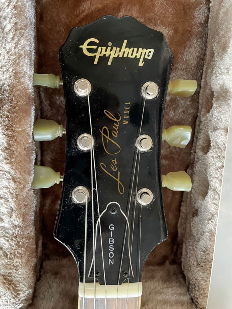 激安Epiphone Gibson レスポール改　レリック　セミハードケース付き