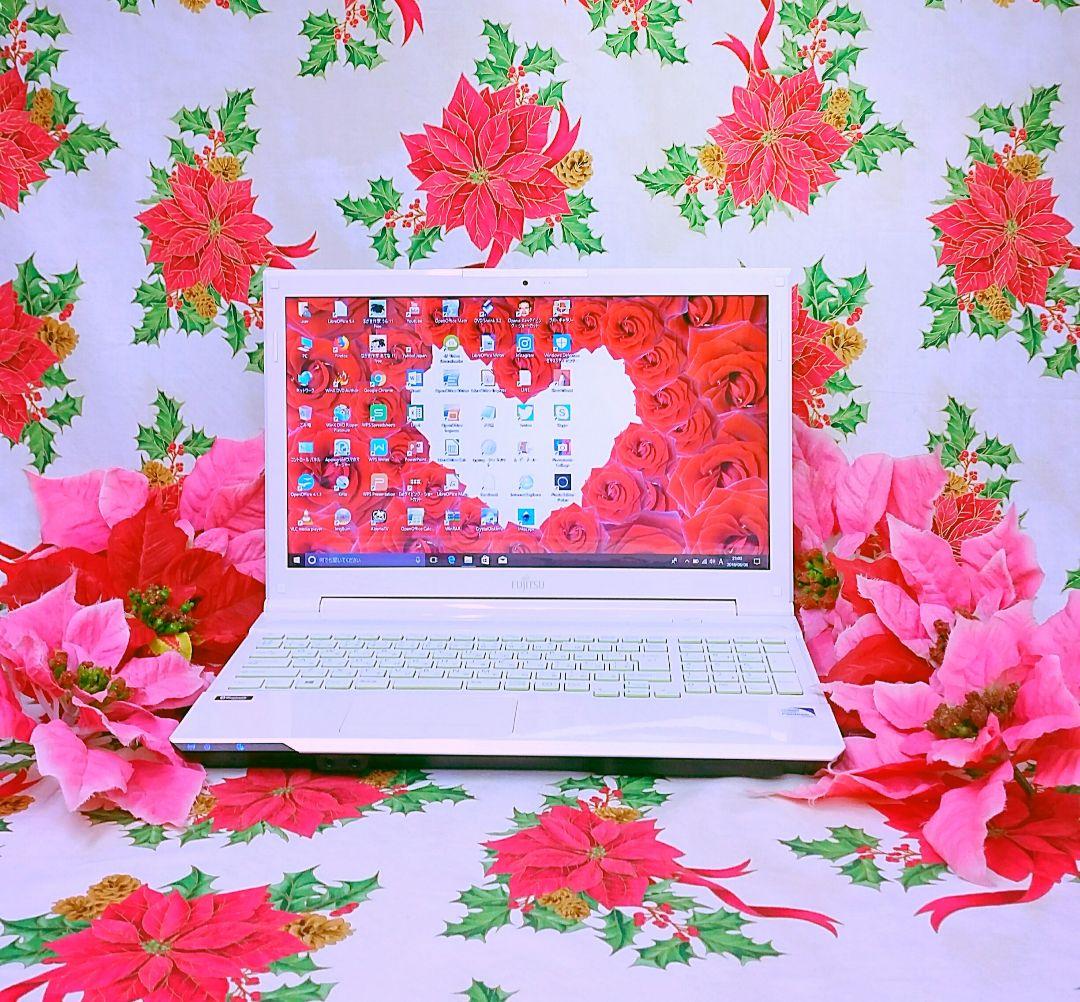 最新Windows11/新品SSD256G/美品/DVD再生/WEBカメラ