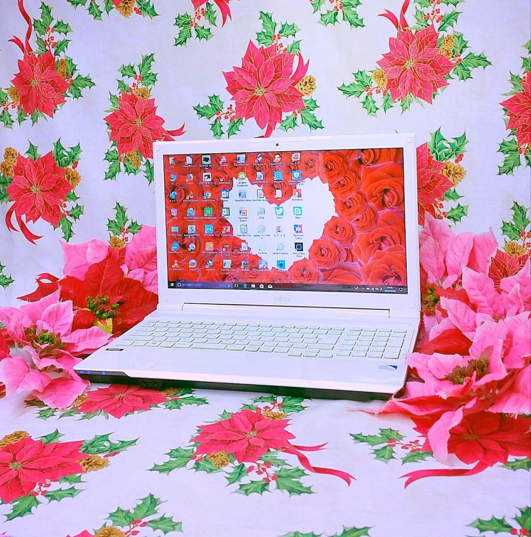 最新Windows11/新品SSD256G/美品/DVD再生/WEBカメラ