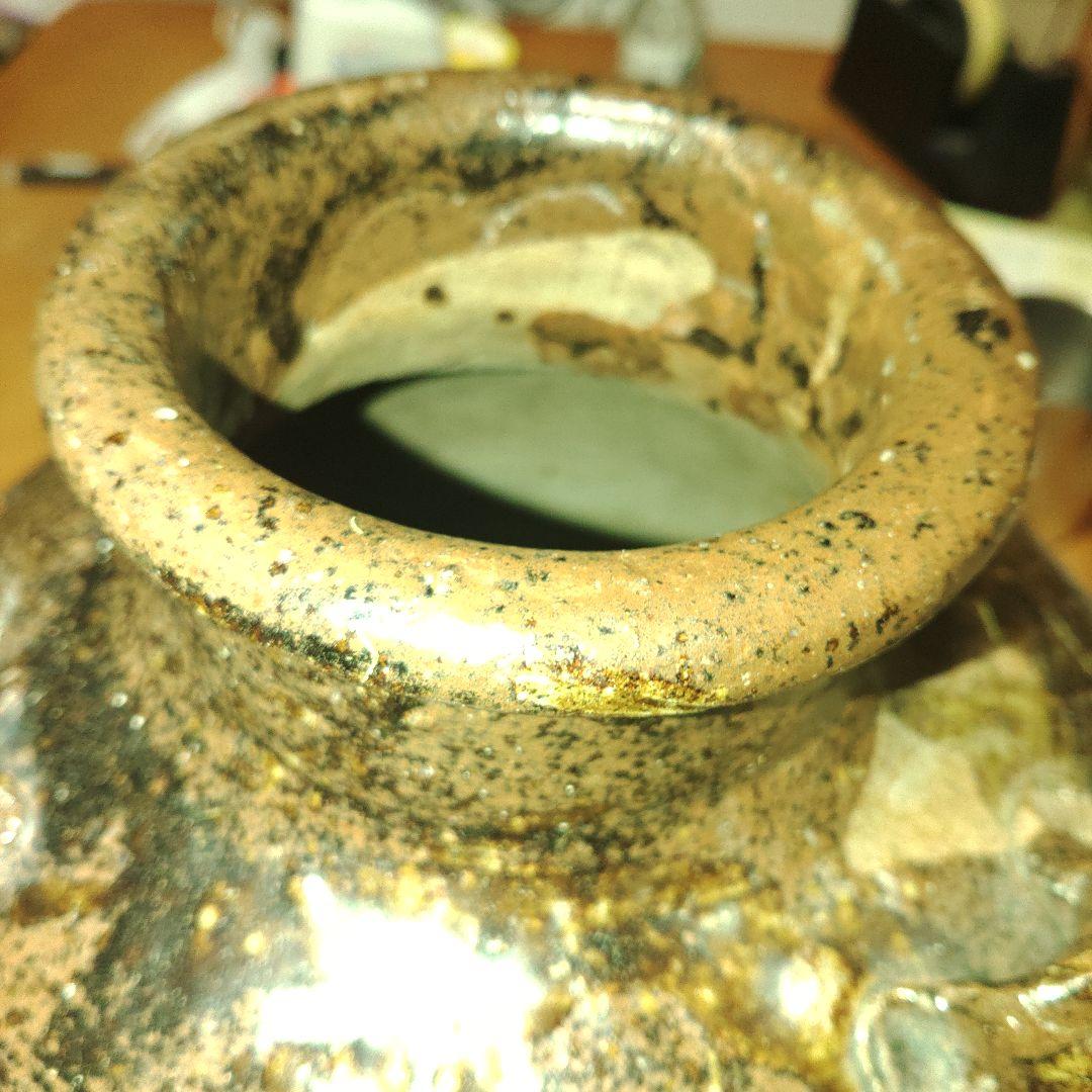 中国古玩　ルソン壺　唐物　置物　金継ぎ　壺　茶壺