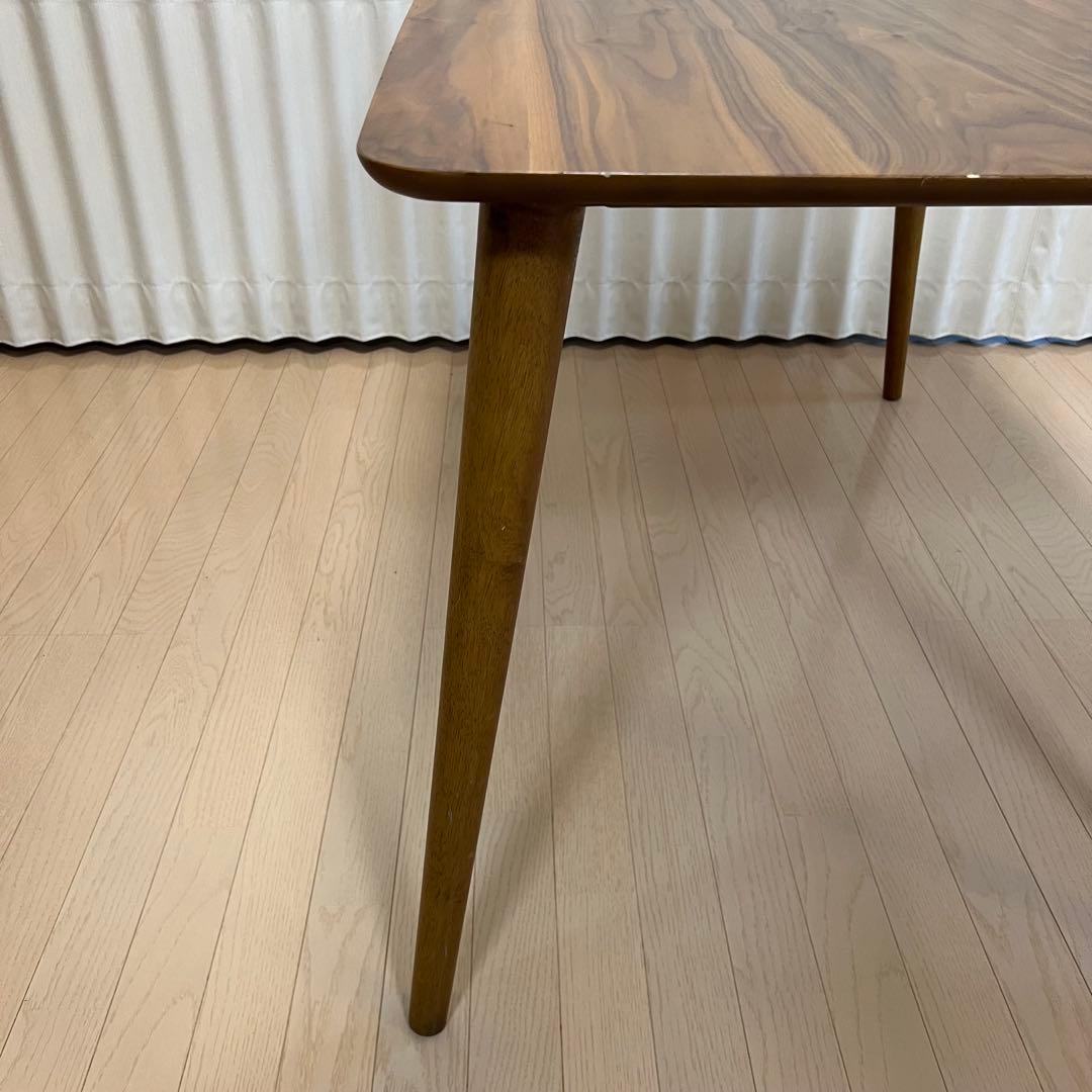 地域限定送料込み【TOMTE】　ウォールナット　ダイニングテーブル120cm