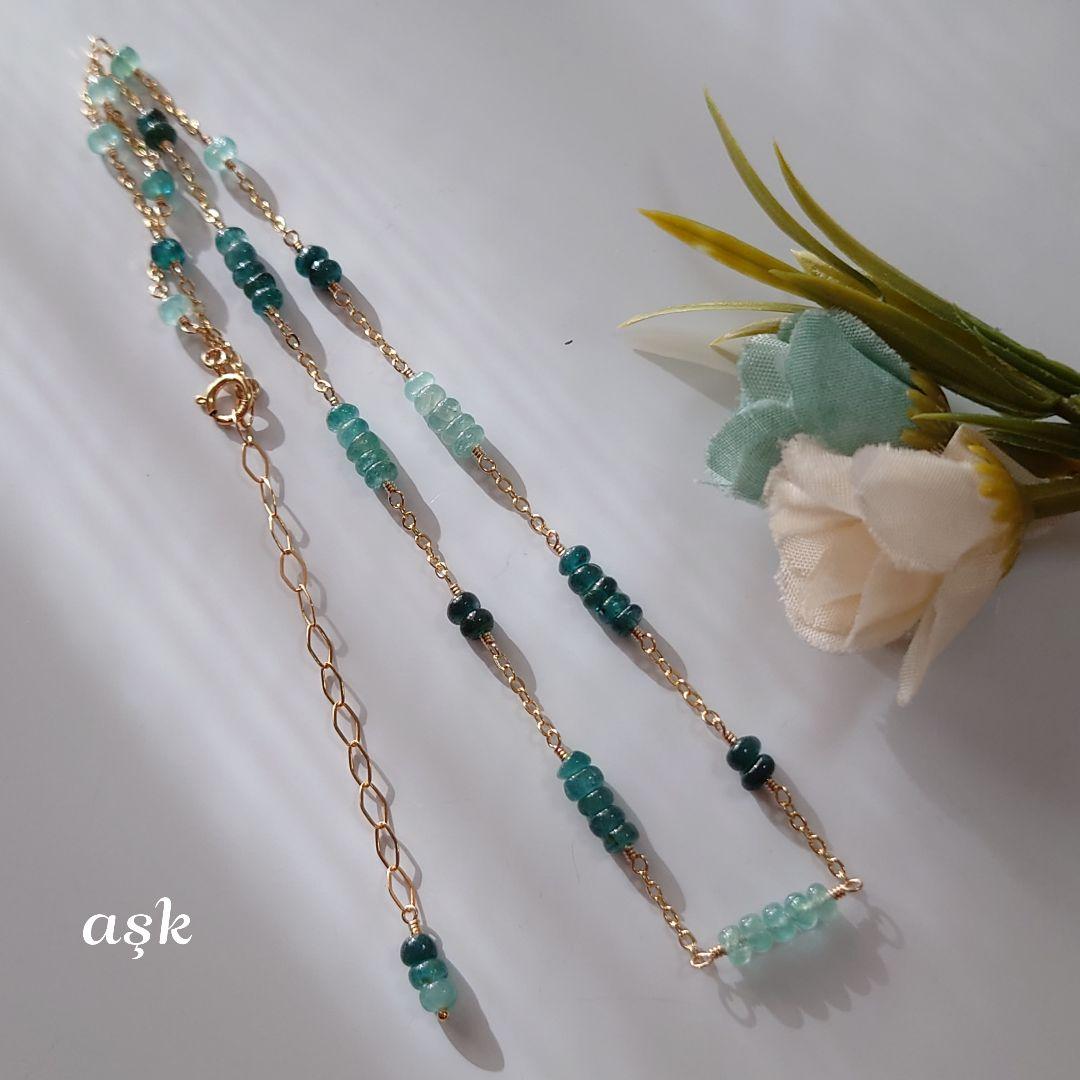 Kayaページ》14Kgf❩ 希少✧*グランディディエライトのネックレス