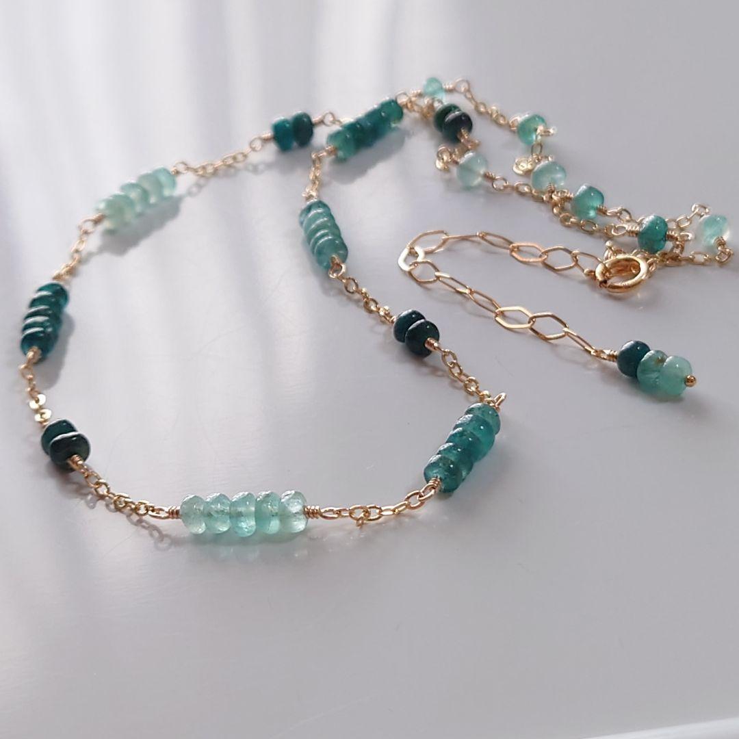 Kayaページ》14Kgf❩ 希少✧*グランディディエライトのネックレス