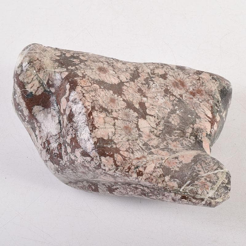 天然石　鑑賞石　菊花石　置物　重さ約1423g　V R8540