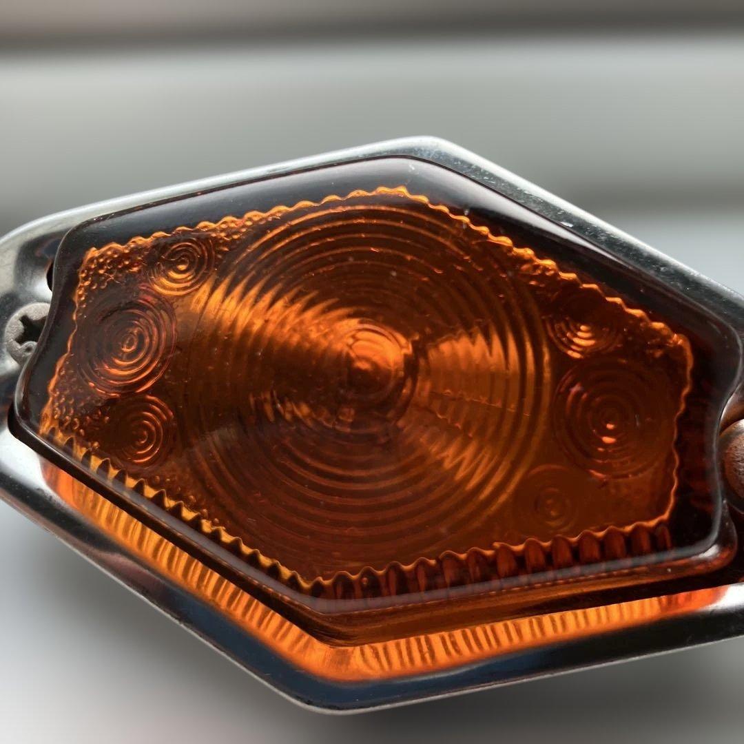 オリモ　菱型マーカー　橙2個セット　デコトラ　レトロ