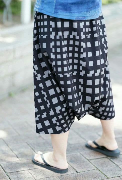 【✨新品タグ付き✨】SOU SOU ソウソウ◎綿麻混 大文字山／竹矢来 ズボン