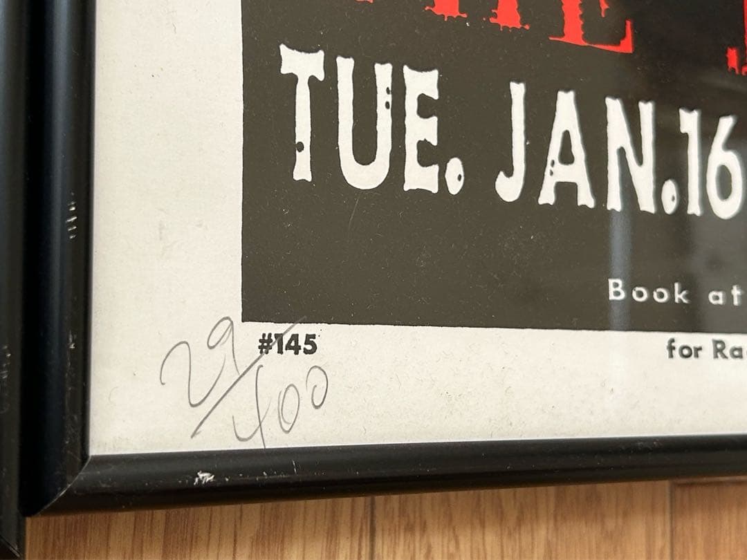 貴重 額付 RageAgainstTheMachine レイジ ポスター TAZ