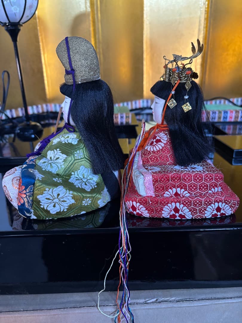 祐月作　木目込み人形　15人揃い