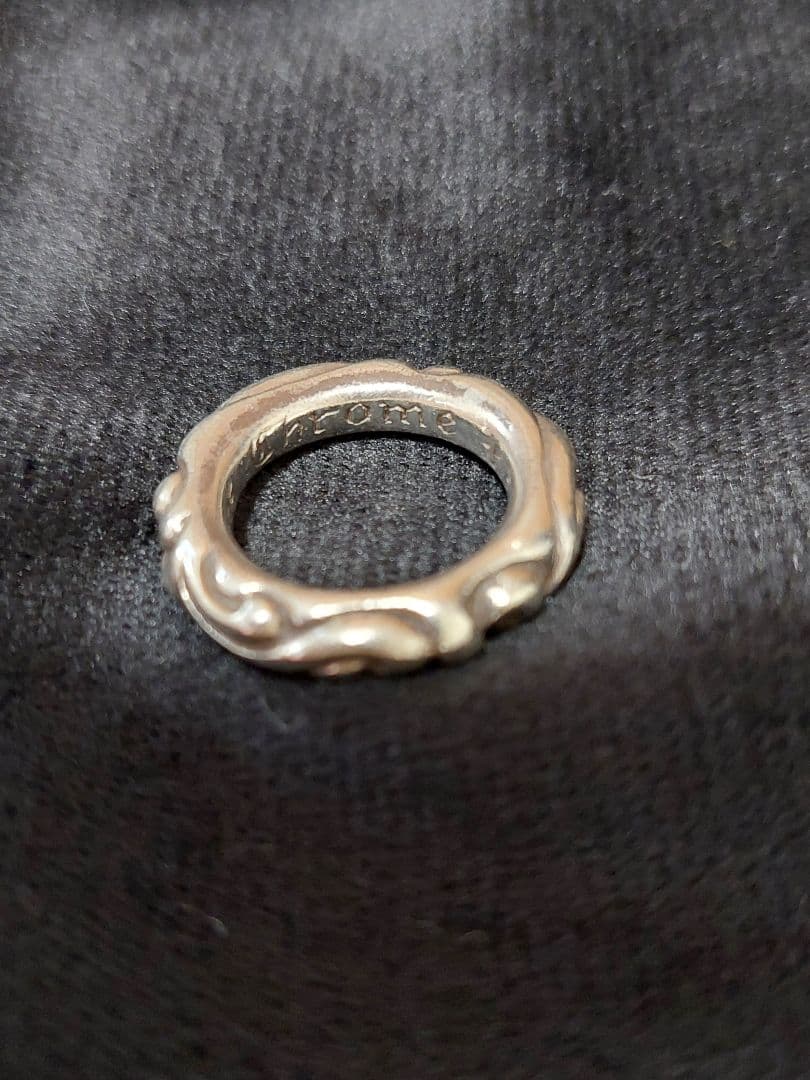 ⬛専用⬛再値下げ☆クロムハーツ☆スクロールバンドリング約10号内径約1.6