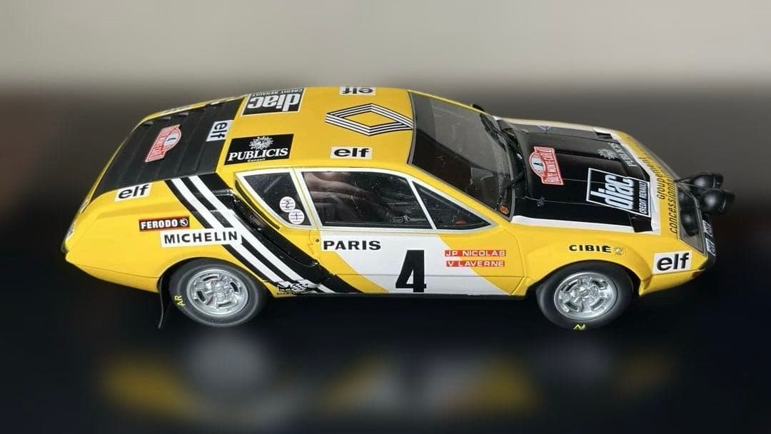 ミニカー 1/18 オットモビル アルピーヌ A310 グループ4 モンテカルロ