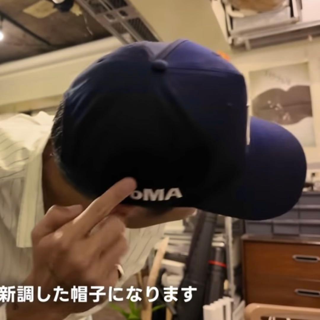 【新品❗️】 oMA studios キャップ ブナ USA ネイビー