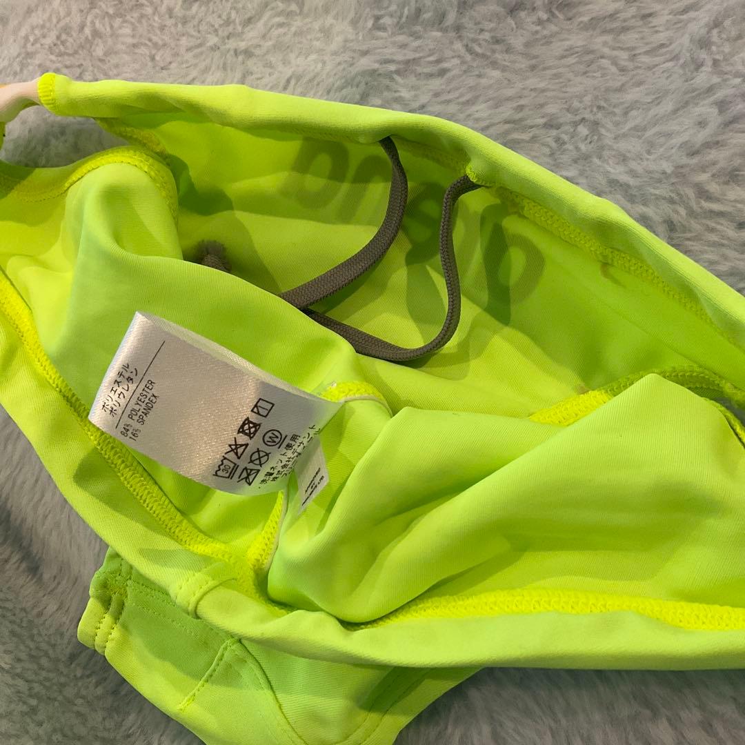 arena 蛍光イエロー 競泳水着 S