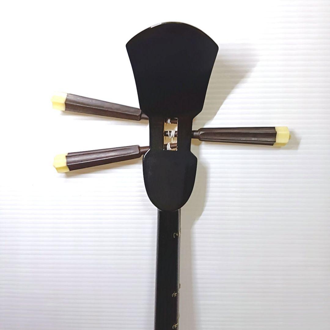 【美品】三線 沖縄 初心者 人工皮 蛇革 蛇皮 民謡 和楽器 付属品 ケース