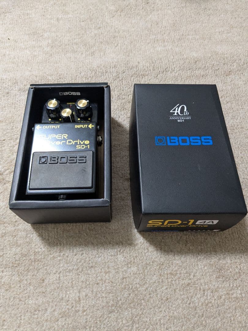 BOSS SD-1 オーバードライブ 40周年記念モデル