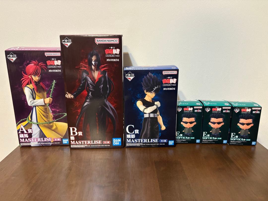 一番くじ 幽遊白書 暗黒武術会編 vol.2 A賞 B賞 C賞 セット