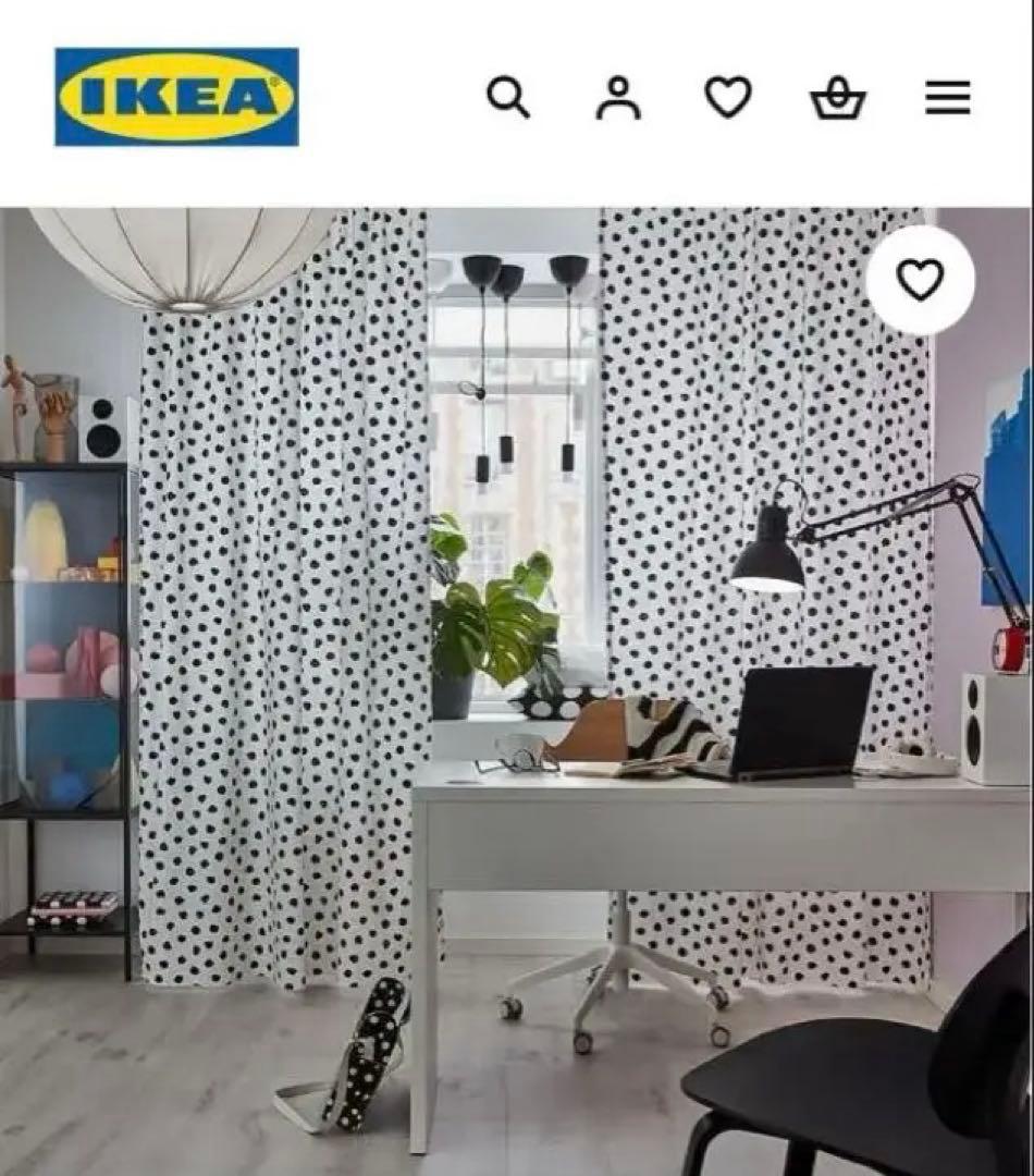 送料込)IKEA MICKE 白 142x50cm 2人用デスク 完成品