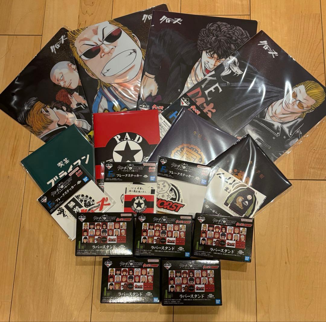 クローズ&WORST 一番くじB賞　花澤 三郎 フィギュア 下位賞セット