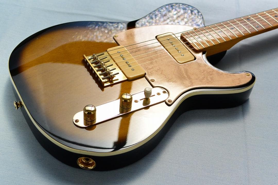 History Z2-CFS テレキャ P-90 ブラスブリッジ バーズアイPG