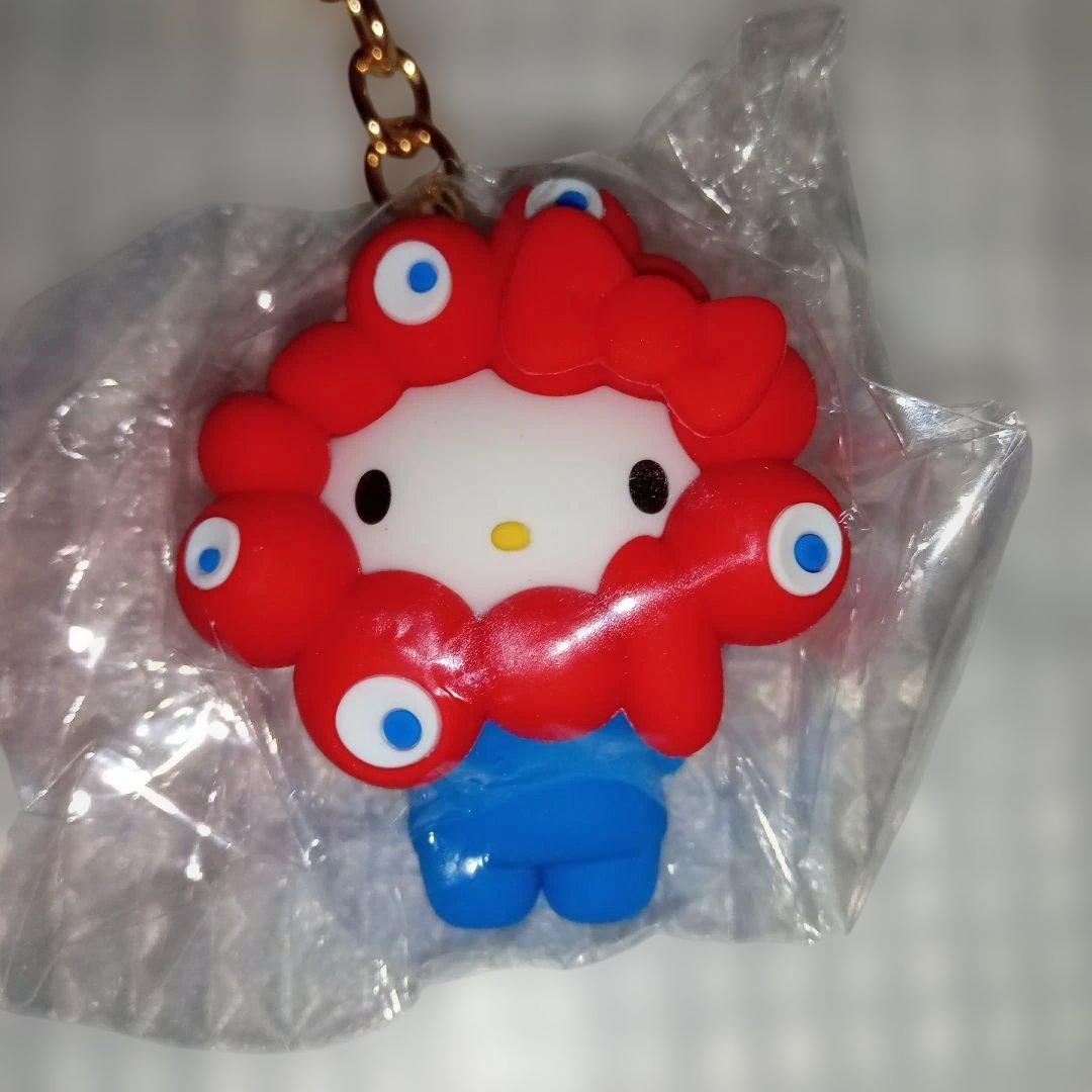 m*e様 関西万博会場限定　キティ　黒ミャクミャクなりきりキーホルダー　ノーマル