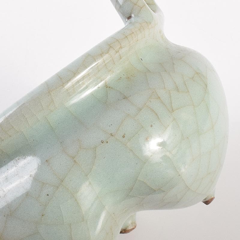 中国　哥釉　沖耳爐　香炉　C 7760E