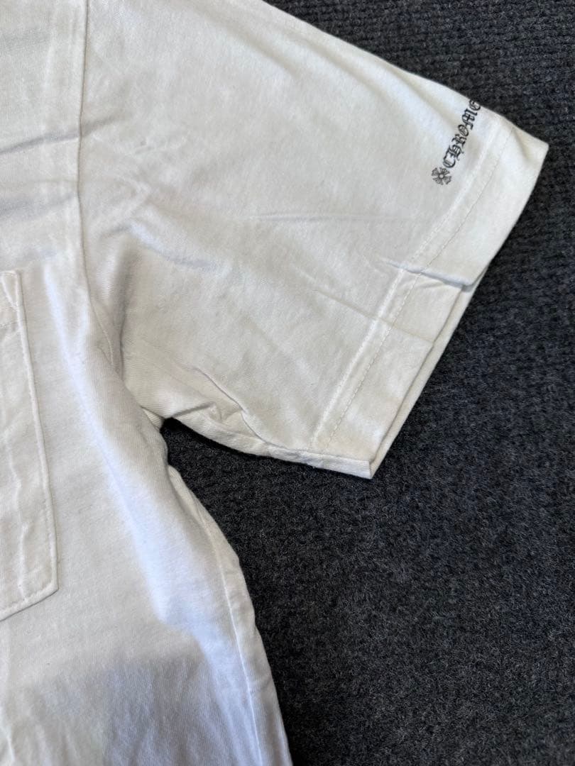 CHROME HEARTS ホワイト Tシャツ ポケット付き