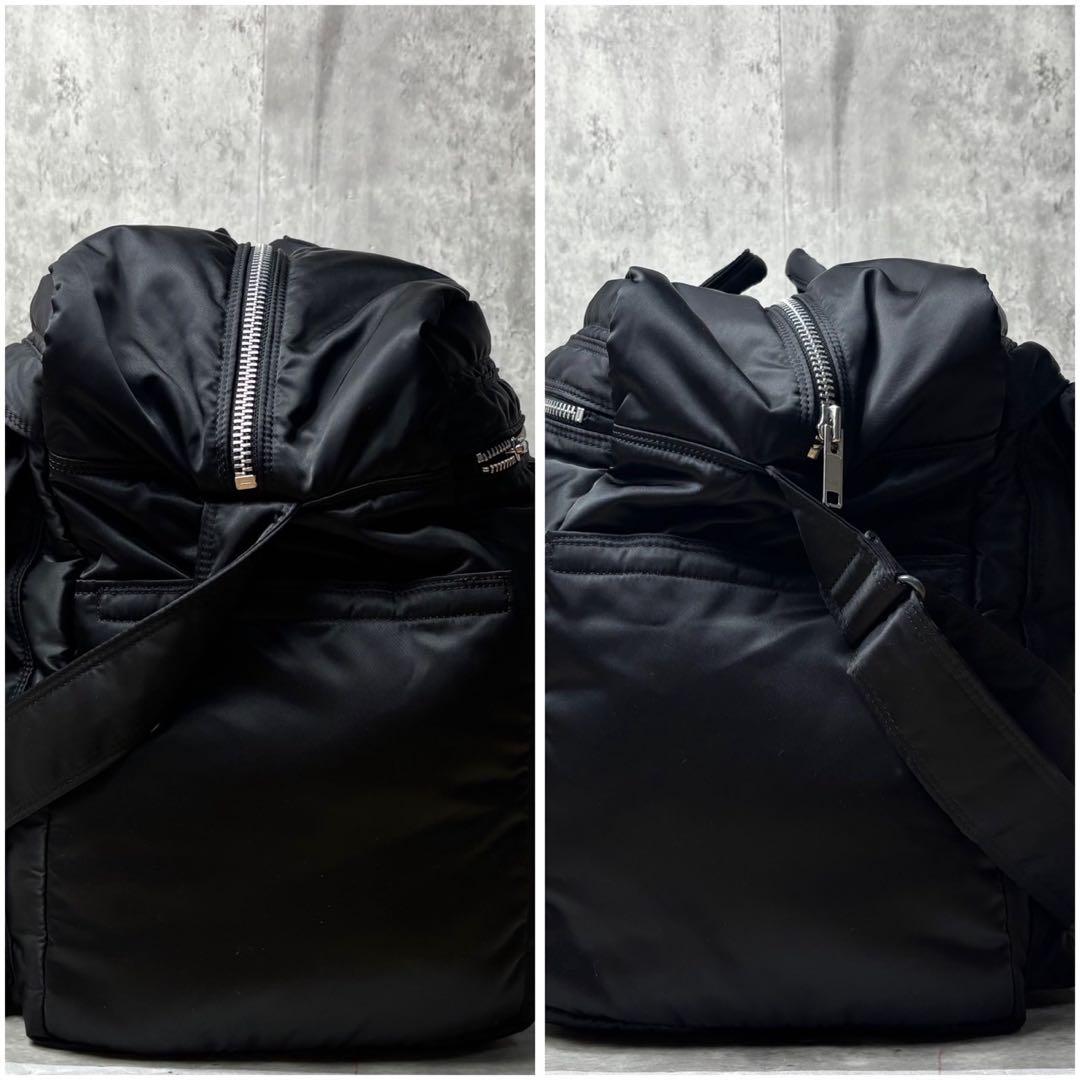 極美品✨PORTER タンカー　ボストン　2way 特大　XL ショルダー 黒