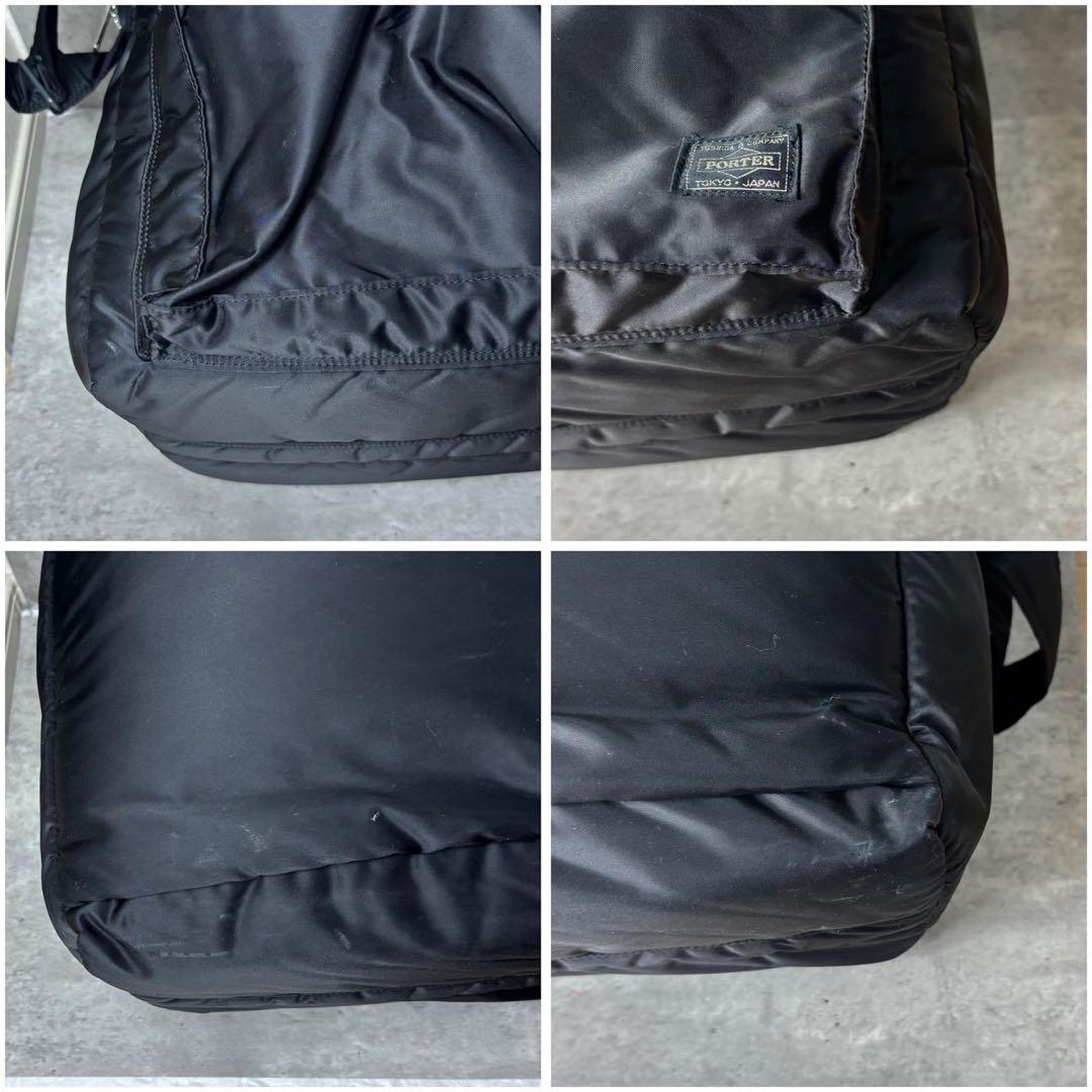 極美品✨PORTER タンカー　ボストン　2way 特大　XL ショルダー 黒