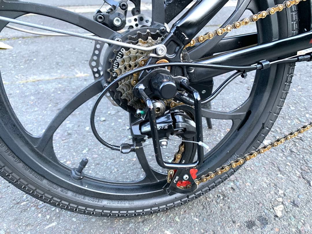 【動作確認済】送料無料 SAMEBIKE ディスク式MTB折りたたみ電動自転車