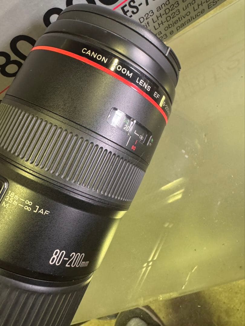s505 キヤノン EF 80-200mm F2.8L 一眼カメラ用レンズ